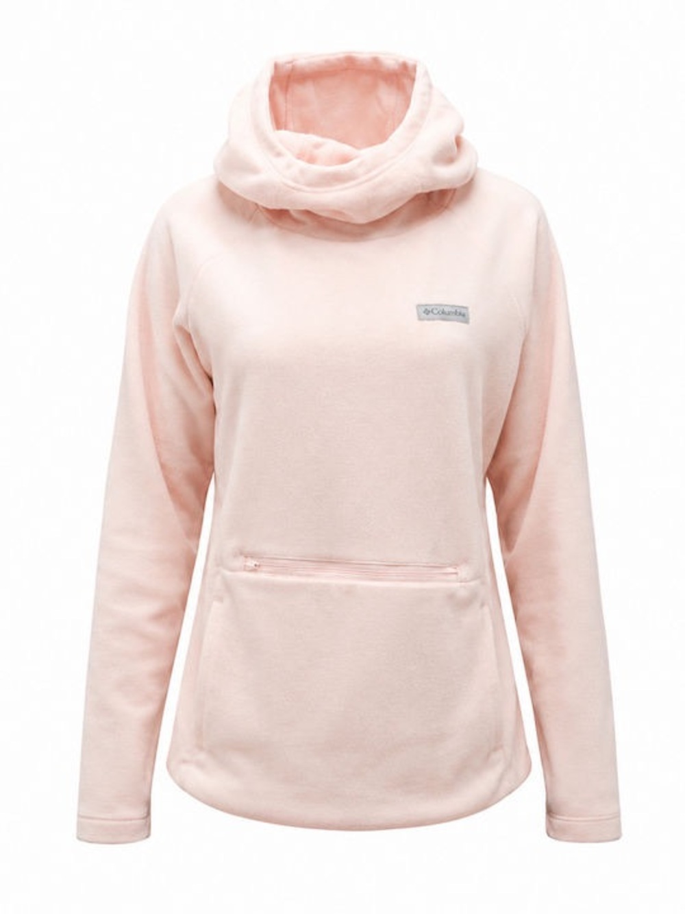 Light Pink Columbia Fleece Pullover Hoodie